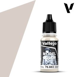 VALLEJO MODEL COLOR 166 Farba modelarska aktylowa 70883 SILVER GREY 18 ml