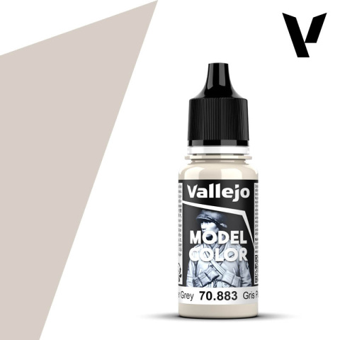 VALLEJO MODEL COLOR 166 Farba modelarska aktylowa 70883 SILVER GREY 18 ml VALLEJO MODEL COLOR 166 Farba modelarska aktylowa 70883 SILVER GREY 18 ml