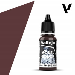 VALLEJO MODEL COLOR 164 Farba modelarska akrylowa 70985 HULL RED 18 ml