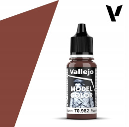 VALLEJO MODEL COLOR 162 Farba modelarska akrylowa 70982 CAVALRY BROWN 18 ml