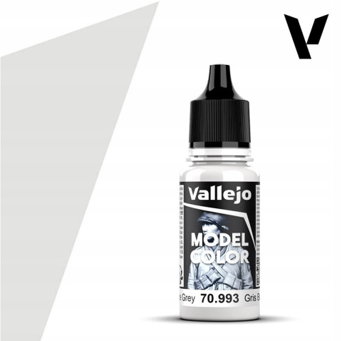 VALLEJO MODEL COLOR 165 Farba modelarska akrylowa 70993 WHITE GREY 18 ml