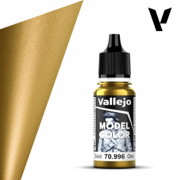 VALLEJO MODEL COLOR 199 Farba modelarska akryl 70996 GOLD ( metalic ) 18 ml