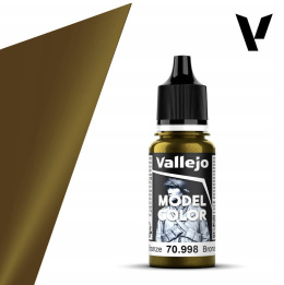 VALLEJO MODEL COLOR 201 Farba modelarska 70998 BRONZE ( metalic ) 18 ml