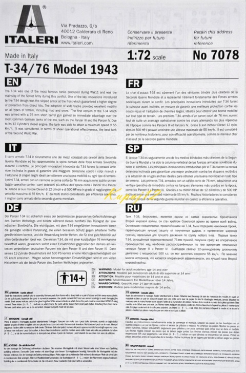 MODEL T-34/76 Model 1943 polskie malowanie Zestaw: mata farby, lakier, wash MODEL T-34/76 Model 1943 polskie malowanie Zestaw: mata farby, lakier, wash