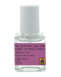 Klej Chematic z pędzelkiem do przezroczystych elementów typu Clearfix.