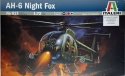 MODEL amerykańskiego śmigłowca AH-6 Night Fox Italeri Skala 1:72 + farby
