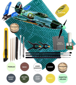 MODEL angieskiego samolotu  Hawker Hurricane MK.IIC Smer skala 1:72