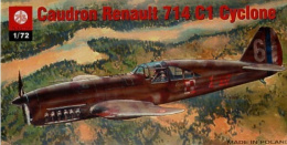 MODEL samolotu do sklejania Caudron Renault 714 C1 Cyclone PL Plastyk Skala 1:72