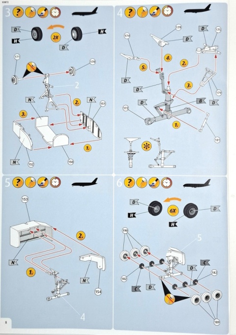 AIRBUS A380 - 800 A380 800 New Livery duży plastikowy model samolotu pasażerskiego Lufthansa Revell skala 1:144 AIRBUS A380 - 800 A380 800 New Livery duży plastikowy model samolotu pasażerskiego Lufthansa Revell skala 1:144
