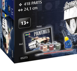 Model Czołgu Pantera Panther zestaw z farbami klejem Revell + dużo dodatków