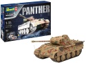 Model Czołgu Pantera Panther zestaw z farbami klejem Revell + mata, dużo dodatków