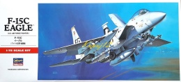 Model samolotu do sklejania F-15C EAGLE amerykański myśliwec Hasgawa skala 1:72