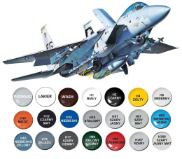 MODEL samolotu do sklejania F-15C EAGLE amerykański myśliwec Hasgawa skala 1:72