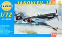MODEL samolotu do sklejania Jakovlev Jak 3 Smer Skala 1 :72