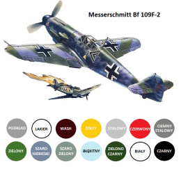 MODEL samolotu plastikowego Messerschmitt Bf 109F-2 ICM Skala 1:48