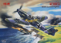 MODEL samolotu plastikowego Messerschmitt Bf 109F-2 ICM Skala 1:48