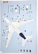 AIRBUS A380 800 New Livery duży plastikowy model samolotu pasażerskiego Lufthansa Revell skala 1:144