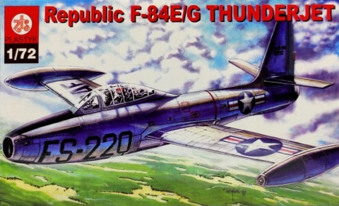 MODEL samocmolotu REPUBLIC F48 E/G THUNDERJET Plastyk Skala 1:72 MODEL samocmolotu REPUBLIC F48 E/G THUNDERJET Plastyk Skala 1:72