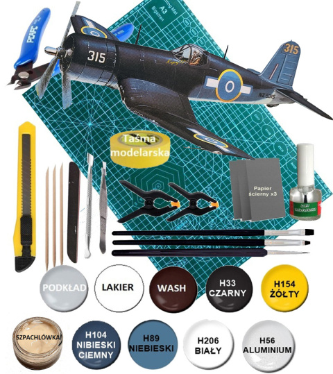 MODEL samolotu do sklejania F4U-1 Corsair Smer Skala 1 :72 0835 MODEL samolotu do sklejania F4U-1 Corsair Smer Skala 1 :72 0835