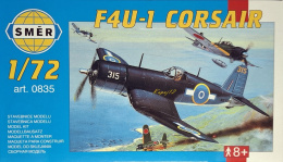 MODEL samolotu do sklejania F4U-1 Corsair Smer Skala 1 :72 0835