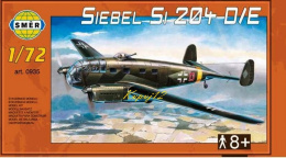 MODEL samolotu do sklejania Siebel Si 204 D/E Smer Skala 1:72