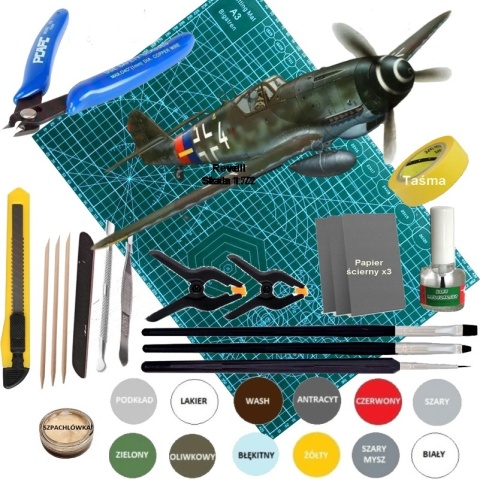 MODEL samolotu Messerschmitt Bf 109 G-10 Revell Skala 1:72 MODEL samolotu Messerschmitt Bf 109 G-10 Revell Skala 1:72