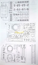MODEL amerykańskiego czołgu Sherman M4A1 Italeri Skala 1:35