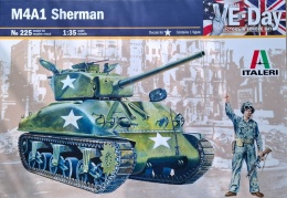 MODEL amerykańskiego czołgu Sherman M4A1 Italeri Skala 1:35