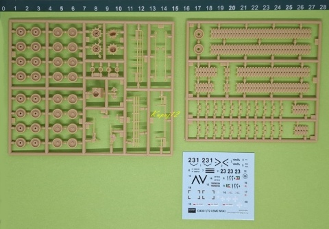 MODEL amerykańskiego czołgu USMC M1A1 Abrams Academy Skala 1:72 MODEL amerykańskiego czołgu USMC M1A1 Abrams Academy Skala 1:72