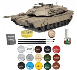 MODEL amerykańskiego czołgu USMC M1A1 Abrams Academy Skala 1:72
