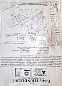 MODEL amerykańskiego samolotu myśliwsko-bombowego F-84 THUNDERJET Gomix Skla 1:48