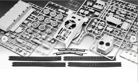 PLASTIKOWY model do sklejania radzieckiego czołgu T-34/85 + klej, farby akrylowe, podkład do farb akrylowych... PLASTIKOWY model do sklejania radzieckiego czołgu T-34/85 + klej, farby akrylowe, podkład do farb akrylowych...