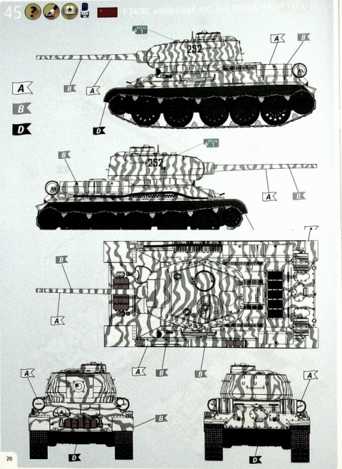 PLASTIKOWY model do sklejania radzieckiego czołgu T-34/85 + klej, farby akrylowe, podkład do farb akrylowych... PLASTIKOWY model do sklejania radzieckiego czołgu T-34/85 + klej, farby akrylowe, podkład do farb akrylowych...