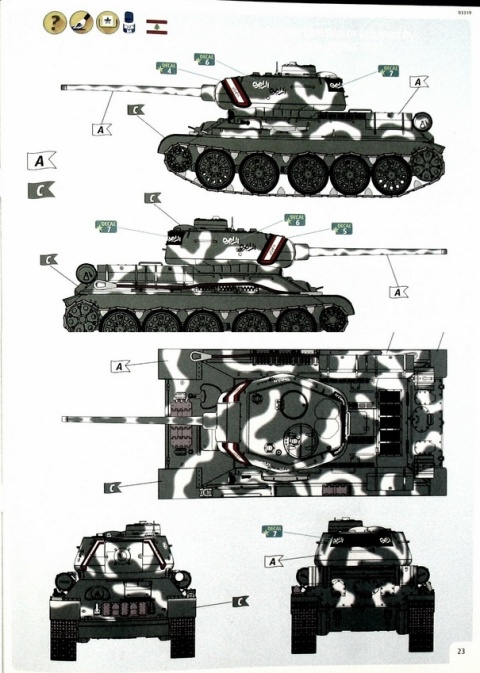 PLASTIKOWY model do sklejania radzieckiego czołgu T-34/85 + klej, farby akrylowe, podkład do farb akrylowych... PLASTIKOWY model do sklejania radzieckiego czołgu T-34/85 + klej, farby akrylowe, podkład do farb akrylowych...