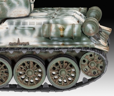 PLASTIKOWY model do sklejania radzieckiego czołgu T-34/85 + klej, farby akrylowe, podkład do farb akrylowych... PLASTIKOWY model do sklejania radzieckiego czołgu T-34/85 + klej, farby akrylowe, podkład do farb akrylowych...