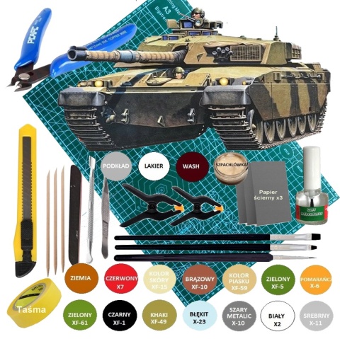 MODEL brytyjskiego czołgu Challenger 1 (Mk.3) Tamiya Skala 1:35