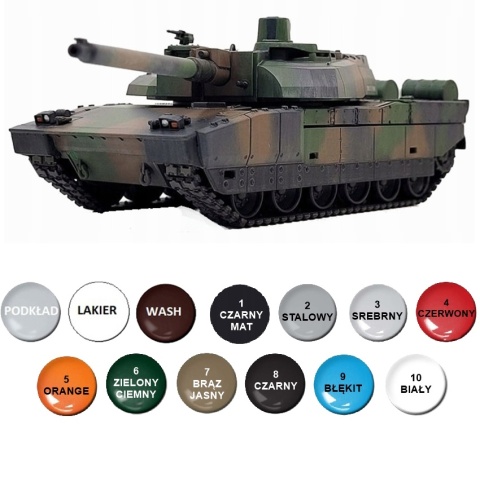 MODEL francuskiego czołgu do sklejania Char Leclerc Academy Skala 1:72 MODEL francuskiego czołgu do sklejania Char Leclerc Academy Skala 1:72