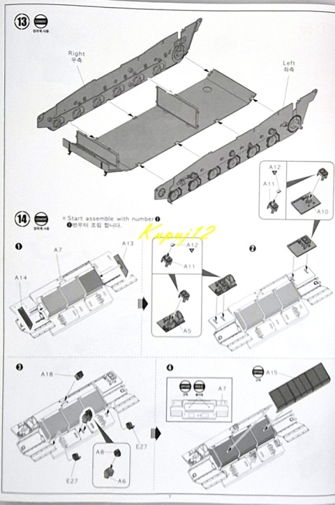MODEL plastikowy czołg do sklejania K2GF Black Panther Polskie Siły Zbrojne Academy Skala 1:35 MODEL plastikowy czołg do sklejania K2GF Black Panther Polskie Siły Zbrojne Academy Skala 1:35