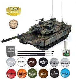 MODEL plastikowy czołg do sklejania K2GF Black Panther Polskie Siły Zbrojne Academy Skala 1:35