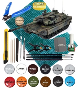 MODEL plastikowy czołg do sklejania K2GF Black Panther Polskie Siły Zbrojne Academy Skala 1:35