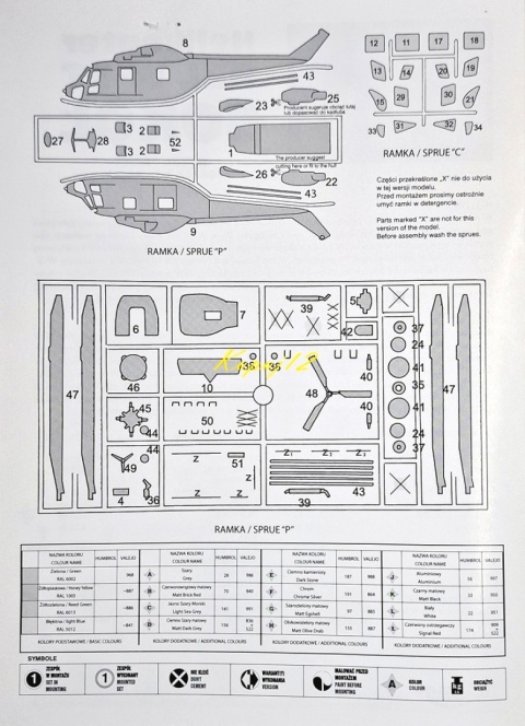 MODEL śmigłowca helikopter PZL W3T Sokół Mirage Skala 1:72 MODEL śmigłowca helikopter PZL W3T Sokół Mirage Skala 1:72