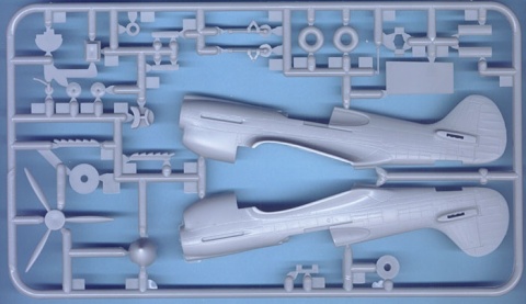 MODEL plastikowy do sklejania samolot Curtiss P-40K Kittyhawk Skala 1:72 Smer 0875
