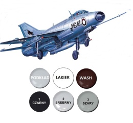PLASTIKOWY model samolotu MiG-21 FISHBED Academy Skala 1:72