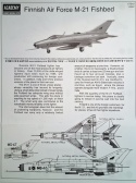 PLASTIKOWY model samolotu MiG-21 FISHBED Academy Skala 1:72