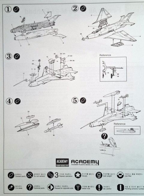 PLASTIKOWY model samolotu MiG-21 FISHBED Academy Skala 1:72 PLASTIKOWY model samolotu MiG-21 FISHBED Academy Skala 1:72