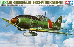 SAMOLOT do sklejania Mitsubishi J2M3 Interceptor Raider Jack Tamiya Skala 1:48