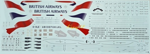 AIRBUS A380-800 duży plastikowy model samolotu pasażerskiego British Airways Revell skala 1:144 AIRBUS A380-800 duży plastikowy model samolotu pasażerskiego British Airways Revell skala 1:144