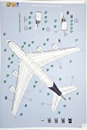 AIRBUS A380-800 duży plastikowy model samolotu pasażerskiego British Airways Revell skala 1:144