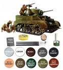 MODEL amerykańskiego czołgu M5A1 lekki czołg Tamiya Skala 1:35