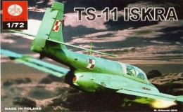 MODEL samolotu TS-11 ISKRA kolor Plastyk Skala 1:72